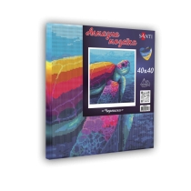 Діамантова мозаїка "Черепаха", 40*40см на підрамнику
