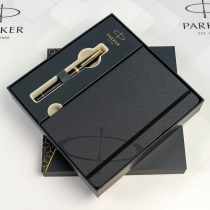 Набір Parker URBAN Muted Black GT FP F (перова ручка + блокнот Parker)