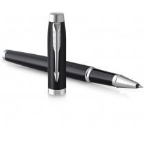 Ручка Паркер IM Matte Black хром рол.