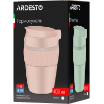 Термокухоль Ardesto Cosy, 400мл, нержавіюча сталь, бежевий