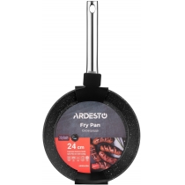 Сковорода Ardesto Gemini Abetone, 24см, алюміній, чорний