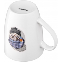 Чашка Ardesto Cute cat, 320мл, фарфор, белый