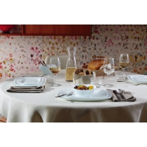 Тарілка супова Bormioli Rocco Parma, 23x23см, опалове скло, білий