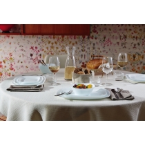 Тарелка суповая Bormioli Rocco Parma, 23x23см, опаловое стекло, белый