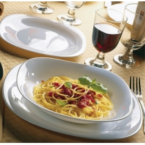 Тарелка обеденная Bormioli Rocco Parma, 27x27см, опаловое стекло, белый