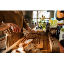 Кухонный нож для хлеба Fiskars Functional Form, 21.3см, нержавеющая сталь, пластик, черный