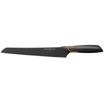 Кухонний ніж для хліба Fiskars Edge, 23.4см, нержавіюча сталь, пластик, чорний