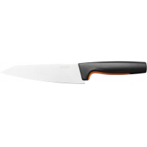 Кухонний ніж кухарський Fiskars Functional Form, середній, 16.9см, нержавіюча сталь, пластик, чорний
