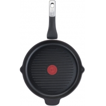 Сковорода гриль Tefal Unlimited, 26см, алюминий, черный