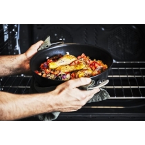 Сотейник с крышкой Tefal Unlimited, 26см, 2.5л, алюминий, стекло, черный
