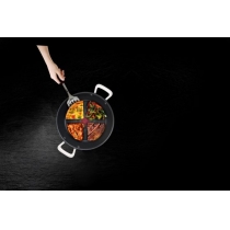Сотейник с крышкой Tefal Unlimited, 26см, 2.5л, алюминий, стекло, черный