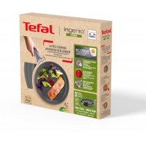 Набір посуду Tefal Ingenio Renew, знімна ручка, 3предмети, алюміній, бакеліт, сірий