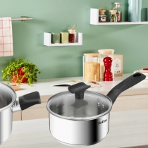 Набір посуду Tefal Delicious, 6предметів, нержавіюча сталь, бакеліт, скло