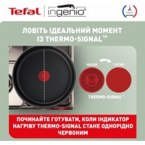 Набір посуду Tefal Ingenio XL Intense, змінна ручка, 3предмети, алюміній, бакеліт, коричневий