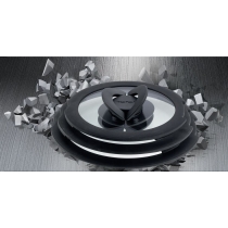 Крышка Tefal Ingenio 18см, стекло, силикон, прозрачно-черный