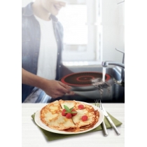 Сковорода для блинов Tefal Simply Clean, 25см, алюминий, бакелит, черный