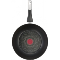 Сковорода ВОК Tefal Unlimited, 28см, алюміній, чорний
