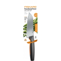 Кухонный нож поварской Fiskars Functional Form, малый, 12см, нержавеющая сталь, пластик, черный