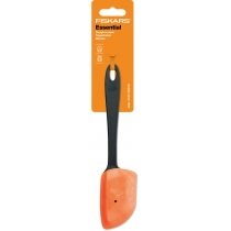 Лопатка кухонна Fiskars Essential, 27см, пластик, силікон, чорний