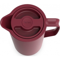 Термоглечик Tefal Motiva, 1л, пластик, стекло, бордовый