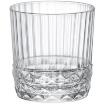 Набір склянок низьких Bormioli Rocco America'20s, 370мл, h92мм, 6шт, скло, прозорий
