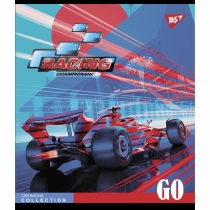 Тетрадь 24 листов, клетка, "Racing championship" мат. ВДЛ+УФ-выб.+микроэмбосинг