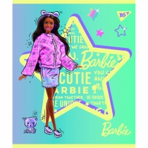Зошит 12 аркушів, лінія, "Barbie" мат. ВДЛ+глітер