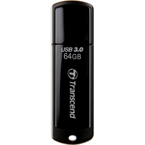Флеш-пам'ять 64Gb Transcend USB 3.0, чорний
