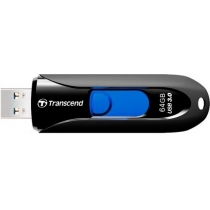 Флеш-пам'ять 64Gb Transcend USB 3.0, чорний