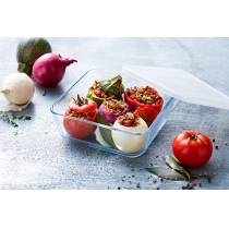 Форма з кришкою Pyrex Cook&Freez, 15х15 см