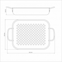 Деко для приготування на грилі Tramontina Barbecue, 28 см