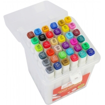 Набір скетч-маркерів двосторонніх, 36 кольорів, на спиртовій основі