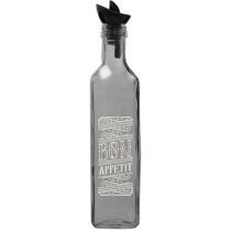 Пляшка для олії Herevin Transparent Grey White Bon Appetit 0.5 л (151431-146)