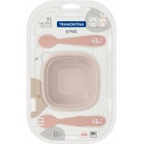 Дитячий набір Tramontina Baby Le Petit orange, 3 предмети