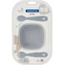 Дитячий набір Tramontina Baby Le Petit gray, 3 предмети