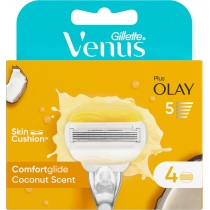 Змінні касети для гоління ТМ GILLETTE VENUS&OLAY ComfortGlide Кокос 4шт