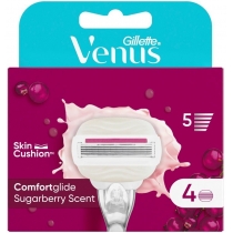 Змінні касети для гоління ТМ GILLETTE VENUS ComfortGlide З запахом солодких ягід 4шт