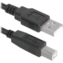 Кабель Defender USB04-17 USB2.0 AM-BM, 5м, пакет (83765)