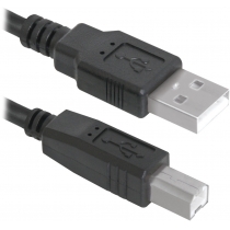 Кабель Defender USB04-06 USB2.0 AM-BM, 1.8м, пакет (83763)