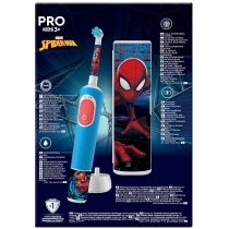 ORAL_B Електрична зубна щітка Pro Kids (3+років) D103.413.2KX Spiderman типу 3708+дорожній чохол