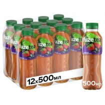 Чай холодний Fuze tea чорний зі смаком лісових ягід, 0,5 л