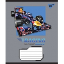 Зошит 24 аркушів, лінія, "Racing championship"