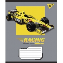 Зошит 24 аркушів, лінія, "Racing championship"