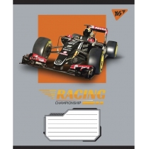 Зошит 24 аркушів, лінія, "Racing championship"
