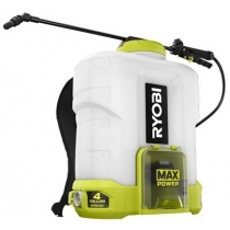 Опрыскиватель аккумуляторный Ryobi RY36BPSA-0 MAX POWER 15л 36В 0.6-2.5л•мин комплект насадок 5.8кг