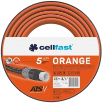 Шланг садовый Cellfast ORANGE 3/4' 25м 5 слоев до 24бар -10…50°C