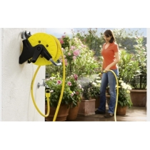 Катушка для шланга Karcher, HR 25 со шлангом 1/2" PrimoFlex 15 м, 4 коннектора "Plus", адаптер на кр