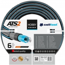 Шланг садовый Cellfast HOBBY ATS 3/4' 25м 6 слоев до 30бар -20…+60°C