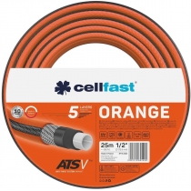 Шланг садовый Cellfast ORANGE 1/2' 25 м 5 слоев до 24бар -10…50°C