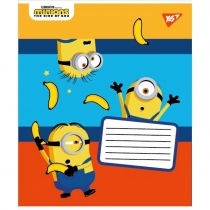 Тетрадь 12 листов, похила лінія, "Minions2"